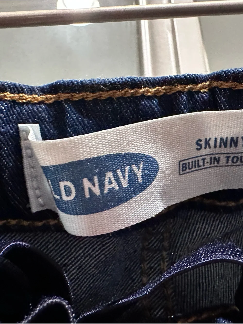 Old Navy Dark Blue Girls' Stretch Denim Jeans size 10-12 slim